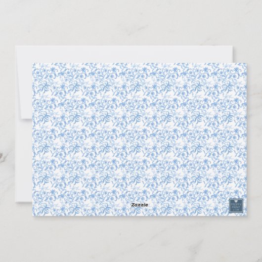 Cartes Pour Fêtes Annuelles Aquarelle Monogramme Initiale Reindeder Crest Phot (Dos)