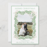 Cartes Pour Fêtes Annuelles Aquarelle Noël Garland Stocker trois photos<br><div class="desc">Aquarelle Noël Garland Stocking Vintage Trois photos Carte de vacances. Cette belle carte photo de Noël présente une guirlande de Noël aquarelle avec des arcs blancs comme cadre pour une photo. Le retour de l'invitation est Noël Stockings avec la guirlande de Noël et arcs. Il est parfait si vous cherchez...</div>