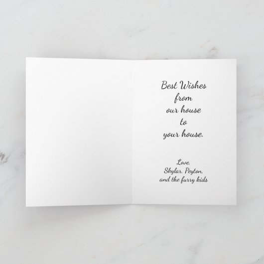 Cartes Pour Fêtes Annuelles Aquarelle Noël Gnome dans une ampoule à main (Intérieur)