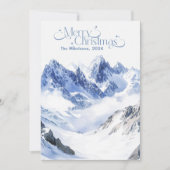 Cartes Pour Fêtes Annuelles Aquarelle Noël hiver Wonderland (Devant)