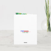 Cartes Pour Fêtes Annuelles Aquarelle Noël Kitten Tree présente (Dos)