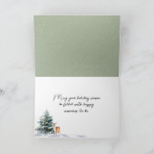 Cartes Pour Fêtes Annuelles Aquarelle Noël rennes (Intérieur)