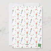 Cartes Pour Fêtes Annuelles Aquarelle Noisettes de Noël & Garland Photo (Dos)