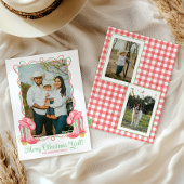 Cartes Pour Fêtes Annuelles Aquarelle Pays Noël Cowboy Botte photo