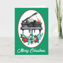 Aquarelle Piano Music Enseignant Noël