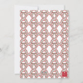 Cartes Pour Fêtes Annuelles Aquarelle Plaid Garland Noël (Dos)