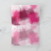 Cartes Pour Fêtes Annuelles Aquarelle rose Valentine (Intérieur)