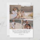 Cartes Pour Fêtes Annuelles Aquarelle Thanksgiving Photo (Dos)