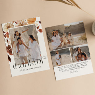 Cartes Pour Fêtes Annuelles Aquarelle Thanksgiving Photo