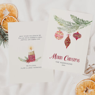 Cartes Pour Fêtes Annuelles Aquarelle Whimsical