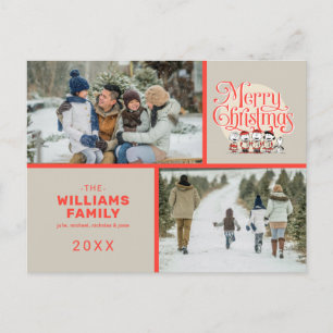 Cartes Pour Fêtes Annuelles Arachides Joyeux Noël Chorale de Noël Photo