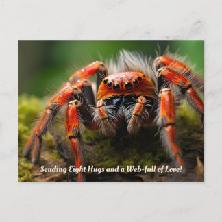 Cartes Pour Fêtes Annuelles 🕷️ Arachnid rouge
