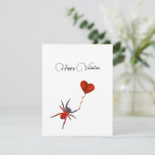 Cartes Pour Fêtes Annuelles Araignée avec ballon (Debout devant)