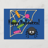 Cartes Pour Fêtes Annuelles Araignée de bonbons | Ajouter son propre texte (Devant)