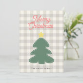 Cartes Pour Fêtes Annuelles Arbol de Navidad (Debout devant)