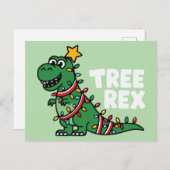 Cartes Pour Fêtes Annuelles Arborescence (Devant / Derrière)