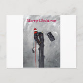 Cartes Pour Fêtes Annuelles Arborist tree surgeon christmas card card (Devant)