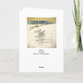 Cartes Pour Fêtes Annuelles Arbre (Dos)