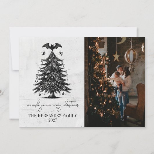 Cartes Pour Fêtes Annuelles Arbre à chaume (Devant)