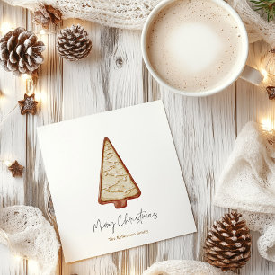 Cartes Pour Fêtes Annuelles Arbre à cookies de Noël