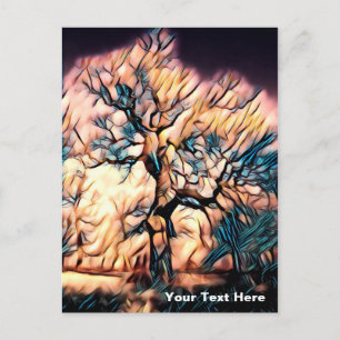 Cartes Pour Fêtes Annuelles Arbre à tempête