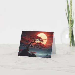 Cartes Pour Fêtes Annuelles Arbre bonsaï