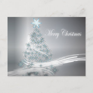 Cartes Pour Fêtes Annuelles Arbre chic de Noël d'étoile de fête