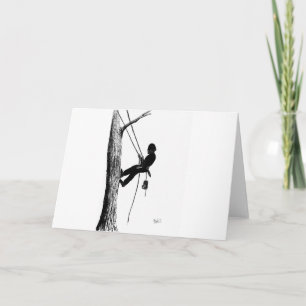Cartes Pour Fêtes Annuelles Arbre chirurgien Arboriste Noël cadeau cadeau cade