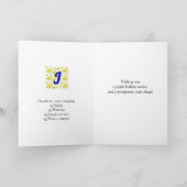 Cartes Pour Fêtes Annuelles Arbre customisé de groupe de santas (Intérieur)