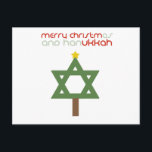 CARTES POUR FÊTES ANNUELLES ARBRE DE CHRISTMUKKAH<br><div class="desc">T-shirts et vêtements pour Humours de vacances Funny Gear : T-shirts,  Sweat - shirts à capuche,  Stickers,  Boutons et cadeaux.</div>