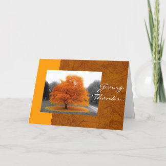 Cartes Pour Fêtes Annuelles Arbre de chute