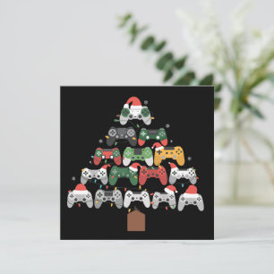 Cartes Pour Fêtes Annuelles Arbre de jeu de Noël pour les joueurs Cadeaux de N