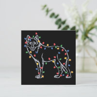 Arbre de loup Noël Xmas Animal familier amateur de