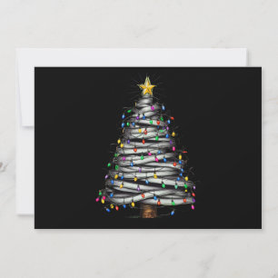 Cartes Pour Fêtes Annuelles Arbre de lumière de Noël vacances
