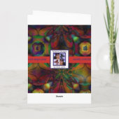 Cartes Pour Fêtes Annuelles Arbre de monstre par Anjo Lafin (Dos)