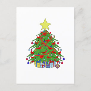 Cartes Pour Fêtes Annuelles Arbre de Noël