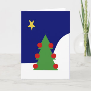 Cartes Pour Fêtes Annuelles Arbre de Noël