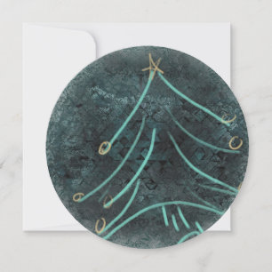 Cartes Pour Fêtes Annuelles Arbre de Noël