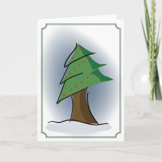Cartes Pour Fêtes Annuelles Arbre de Noël