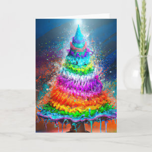 Cartes Pour Fêtes Annuelles Arbre de Noël