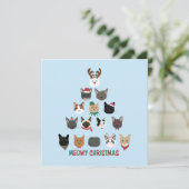 Cartes Pour Fêtes Annuelles Arbre de Noël (Debout devant)