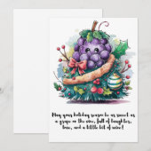 Cartes Pour Fêtes Annuelles Arbre de Noël (Devant / Derrière)