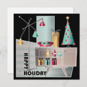 Cartes Pour Fêtes Annuelles Arbre de Noël (Devant / Derrière)