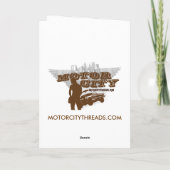 Cartes Pour Fêtes Annuelles Arbre de Noël (Dos)