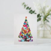 Cartes Pour Fêtes Annuelles Arbre de Noël (Debout devant)