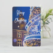 Cartes Pour Fêtes Annuelles Arbre de Noël (Debout devant)