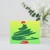 Cartes Pour Fêtes Annuelles Arbre de Noël (Debout devant)