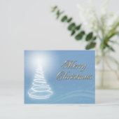 Cartes Pour Fêtes Annuelles Arbre de Noël Abstrait (Debout devant)