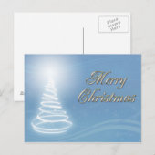 Cartes Pour Fêtes Annuelles Arbre de Noël Abstrait (Devant / Derrière)