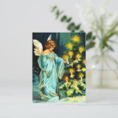 Cartes Pour Fêtes Annuelles Arbre de Noël Angel (Debout devant)